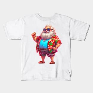 Santa Claus in July #4 Kids T-Shirt